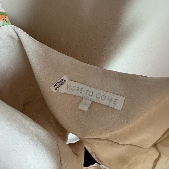 Revolve MORE TO COME Irene Lace Mini Dress in Pink Floral Size Small - Picture 5 of 9